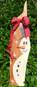 Reclaimed Wood Holiday Snowman
