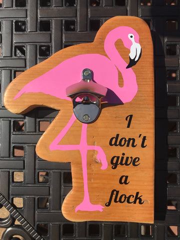 Flamingo Magnetic Wall Mounted Bottle Opener